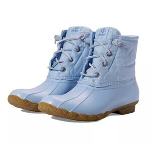 Sperry Top-Sider Saltwater Wool Blue Duck Boots Women's Size 6.5 M